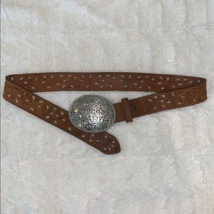 Tony Lama brown belt